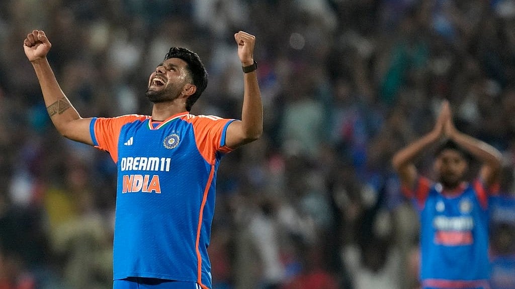 AP/Rafiq Maqbool : Harshit Rana.