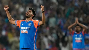 AP/Rafiq Maqbool : Harshit Rana.