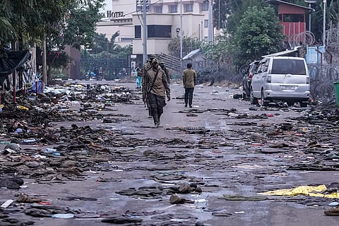 Congo conflict: M23 rebels patrol the streets