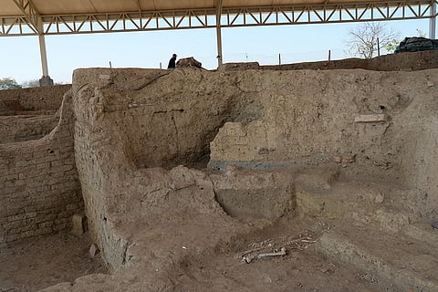 Archaeological site at Rakhigarhi