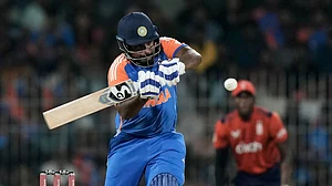 AP/Mahesh Kumar A. : Sanju Samson.