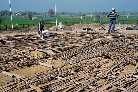 Archaeological site at Rakhigarhi