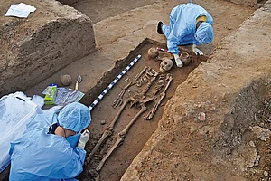 | Courtesy: Rakhigarhi Project : Digging the Past: A file photo of excavation at Mound No. VII, Rakhigarhi