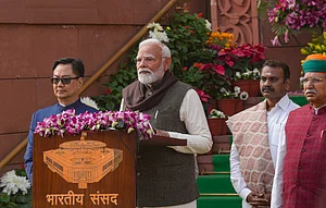 | Photo: PTI/Shahbaz Khan : Modi Hits Out At Opposition, Says 'No Foreign Interference' Reported In 10 Years