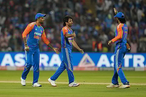 IND vs ENG 4th T20: India's Ravi Bishnoi celebrates the wicket of England's Jofra Archer