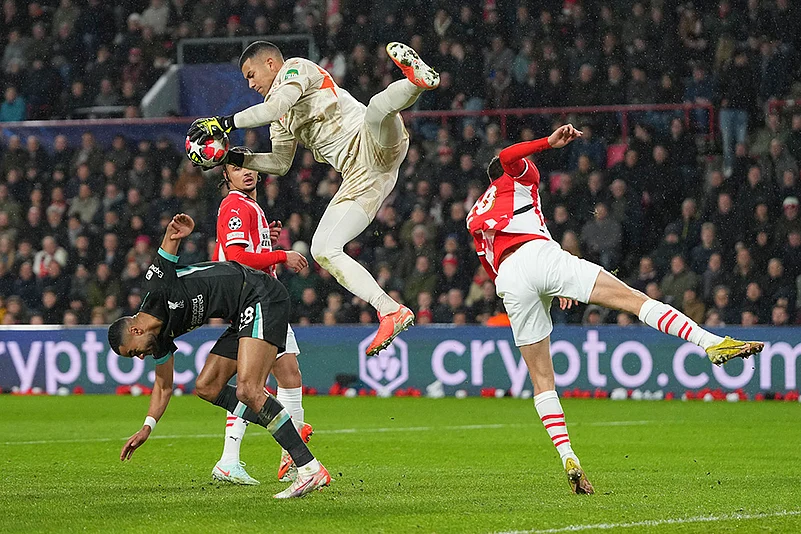 UEFA Champions League UCL soccer PSV Eindhoven vs Liverpool match photo: Walter Benitez