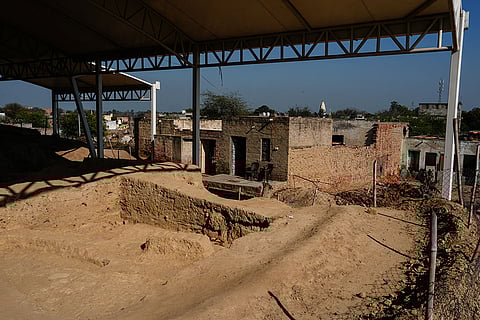 Archaeological site at Rakhigarhi