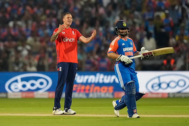 India vs England Cricket IND vs AUS 4th T20I pics from Pune: Brydon Carse