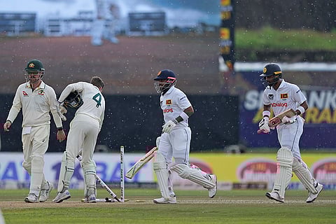 SL vs AUS 1st Test Day 3: