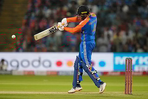 IND vs ENG 4th T20: India's Abhishek Sharma bats