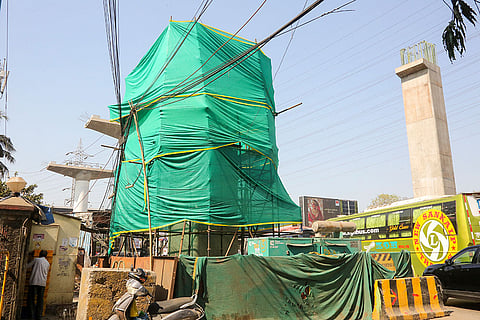 Metro pillar collapse in Mumbai