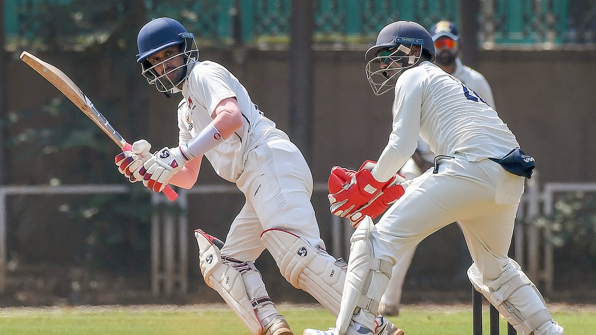 PTI : Still from Mumbai vs Meghalaya Ranji Trophy 2024-25 round 7 match
