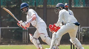 PTI : Still from Mumbai vs Meghalaya Ranji Trophy 2024-25 round 7 match
