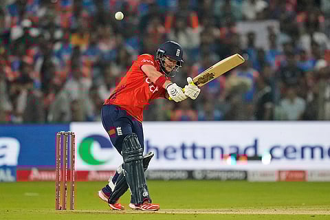 IND vs ENG 4th T20: England's Ben Duckett plays a shot