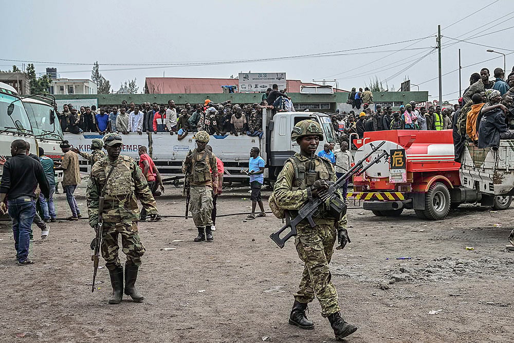 | Photo: AP/Moses Sawasawa : Congo conflict: Battle of Goma