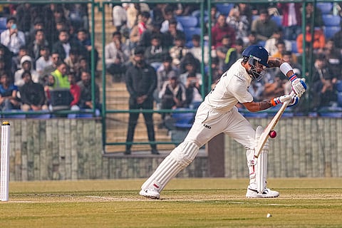 Ranji Trophy, Delhi vs Railways-Day 2: Delhi's Virat Kohli plays a shot