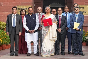 Outlook Photos/Suresh Pandey : Union Finance Minister Nirmala Sitharaman to present Budget today