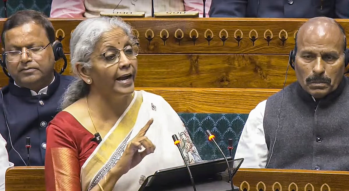 PTI : Union Minister Nirmala Sitharaman presenting Budget on Saturday