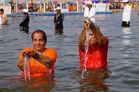VP visits Maha Kumbh Mela 2025