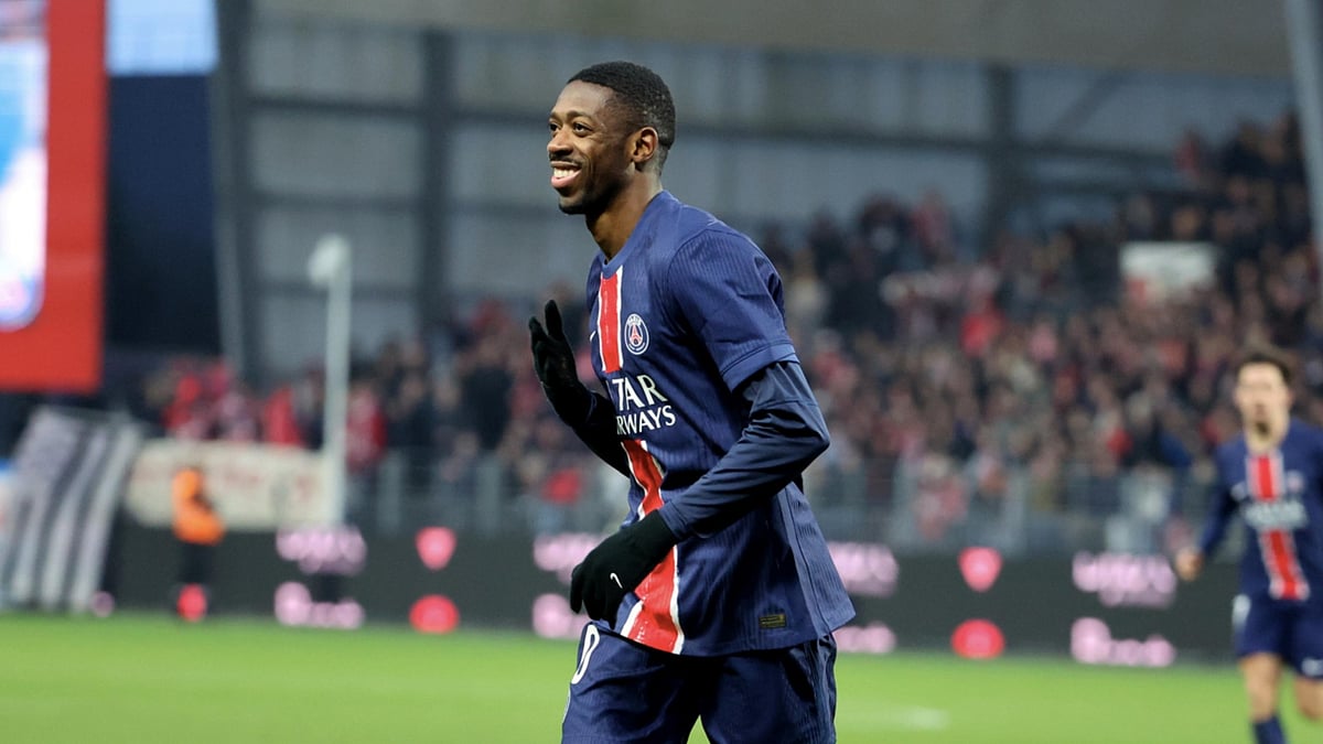 Ousmane Dembele was PSG's star man against Brest - null