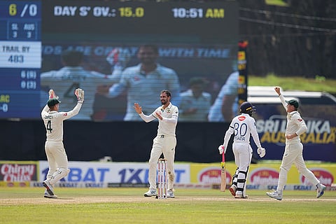 SL vs AUS, 1st Test Day