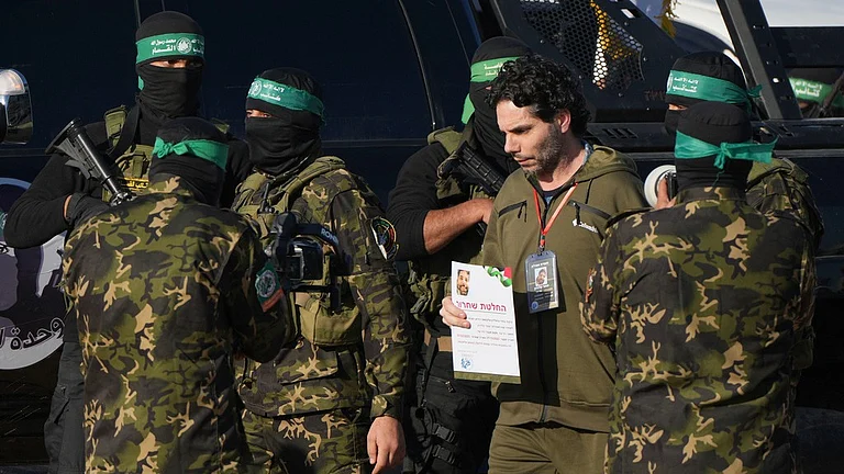 Hamas said that Saturday's scheduled release would not go ahead - AP