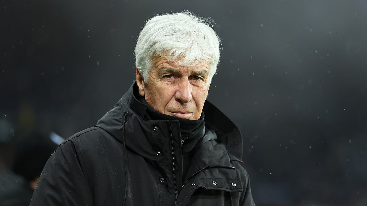 Atalanta head coach Gian Piero Gasperini