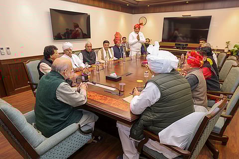 HM Shah's meeting with Delhi rural villages