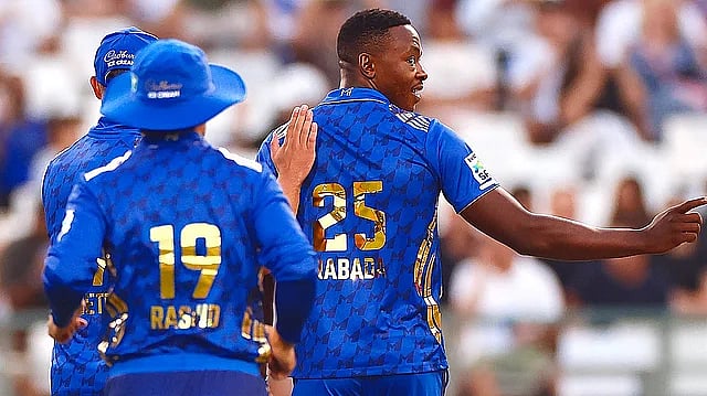 Photo: X/MICapeTown : MI Cape Town in action at SA20.