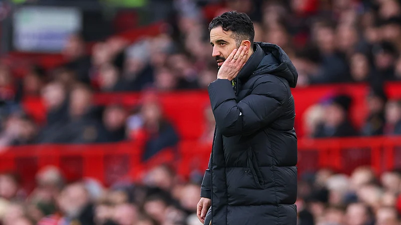 Manchester United head coach Ruben Amorim