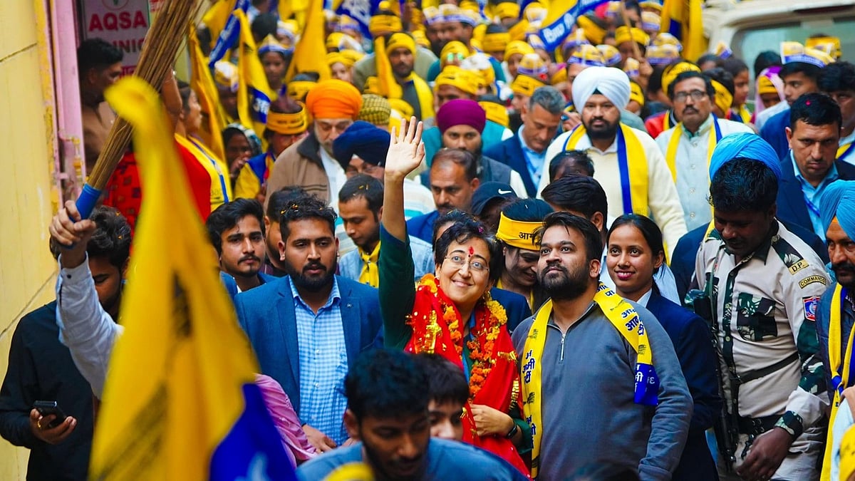 | Photo- PTI : Battle For Delhi Assembly: High Voltage Poll Campaign By AAP, BJP And Cong