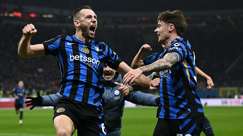 Inter goalscorer Stefan de Vrij