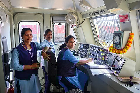 All-woman crew operates Rajya Rani Express