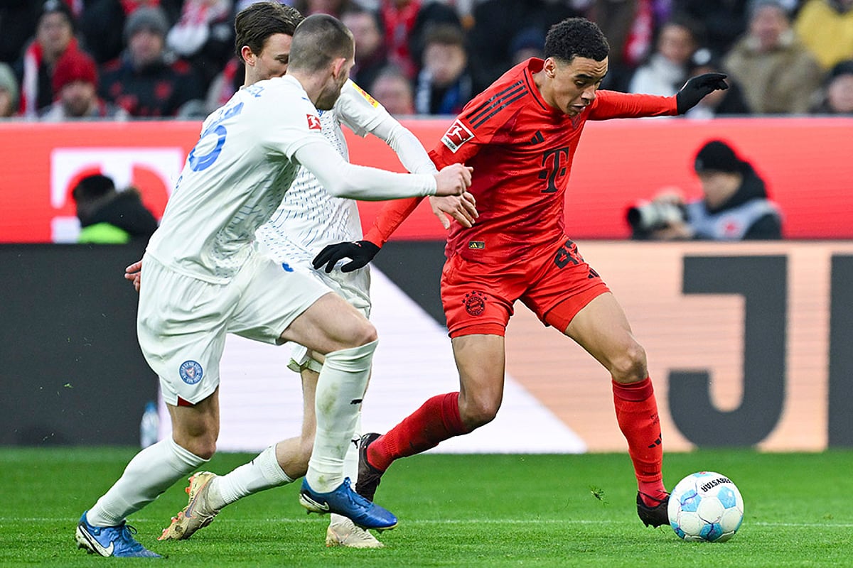 Germany Soccer Bundesliga Bayern Munich and Holstein Kiel photo: Jamal Musiala