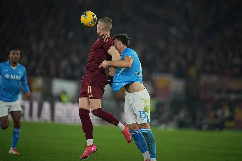 Italian Serie A soccer AS Roma vs Napoli match photo: Amir Rrahmani