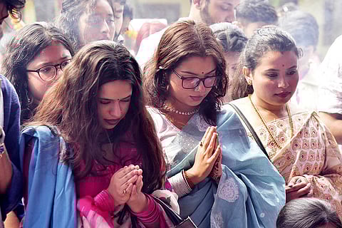 Saraswati Puja celebration
