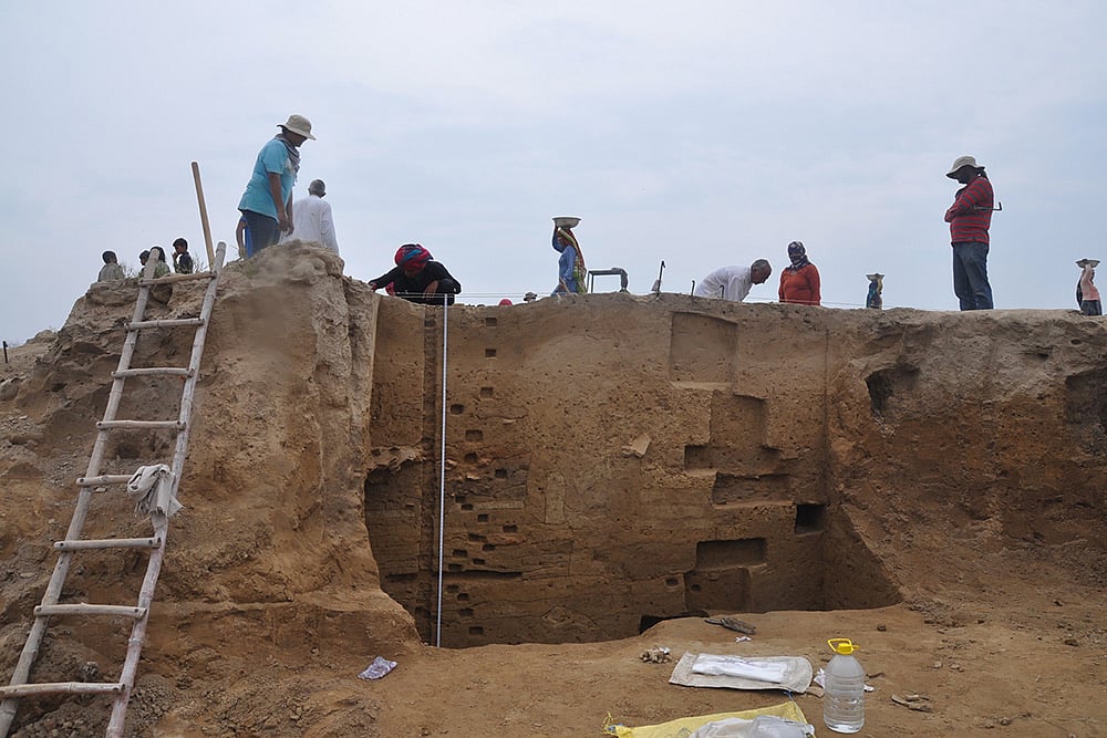 ASIs Excavation of Harappan site of Rakhigarhi in Hisar