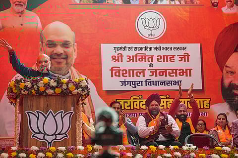Amit Shah campaigns for Delhi polls