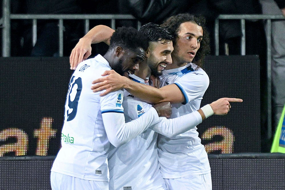 | Photo: Gianluca Zuddas/LaPresse via AP : Serie A 2024-25: Lazio's Valentín Castellanos celebrates scoring