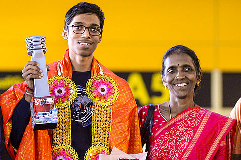 R Praggnanandhaa returns to India