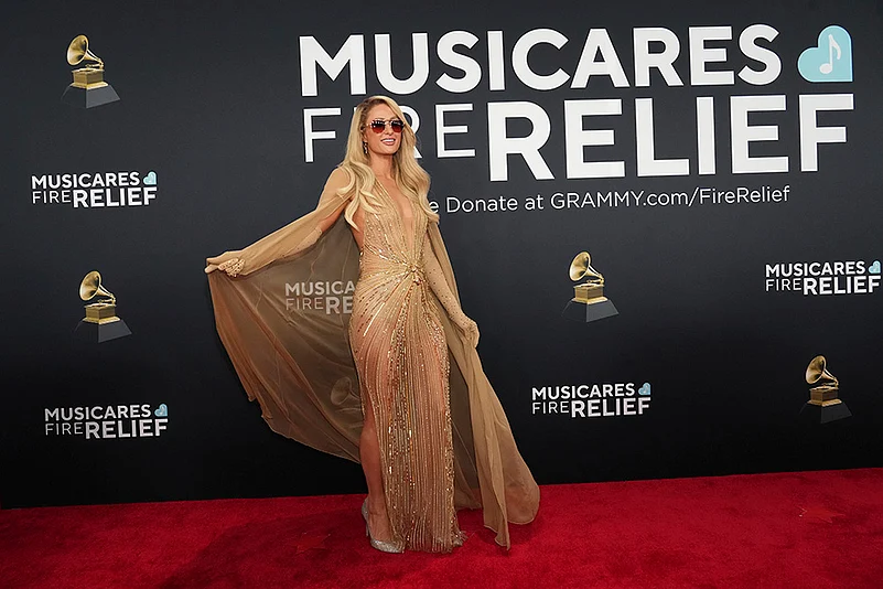 67th Annual Grammy Awards 2025 Celebs Arrivals: Celebrity fashion pics_Paris Hilton