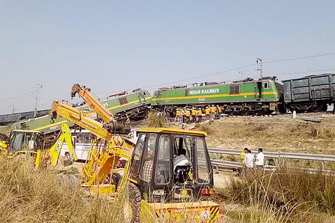 Goods trains collide near UP's Fatehpur
