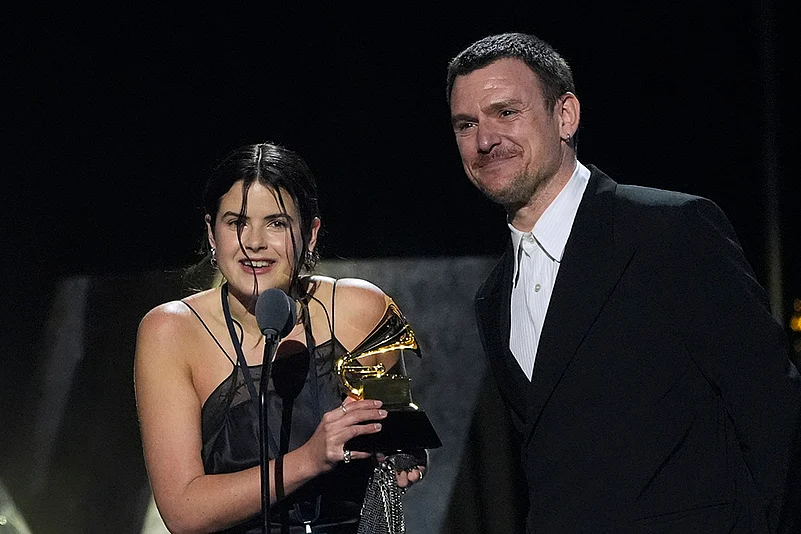 67th Annual Grammy Awards 2025 in Los Angeles: Imogene Strauss and Brent David