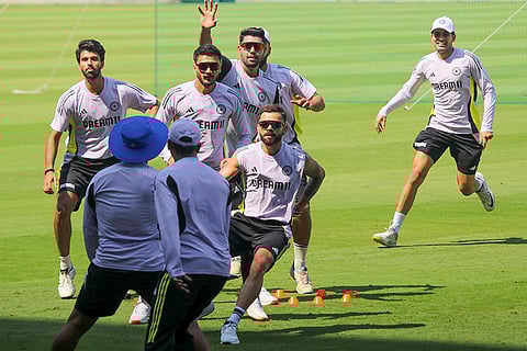 IND Vs ENG 1st ODI: Training session