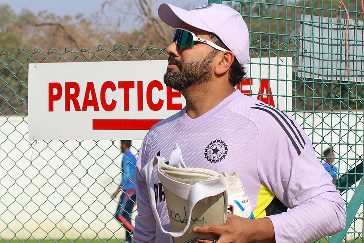 India and England ODI cricket Team India at practice session: Rohit Sharma