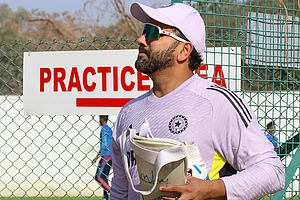 | Photo: PTI : Indian captain Rohit Sharma