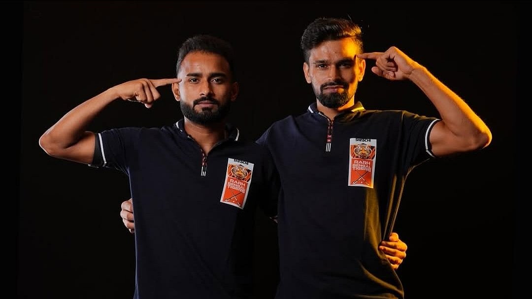 Instagram/Sukhjeet Singh : Shrachi Rarh Bengal Tigers players Sukhjeet Singh and Abhishek Nain (R).