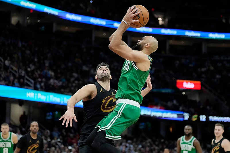 NBA Basketball game Boston Celtics vs Cleveland Cavaliers: Derrick White