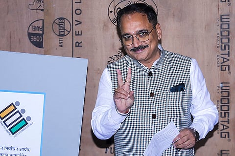 Delhi polls: Virendra Sachdeva casts vote