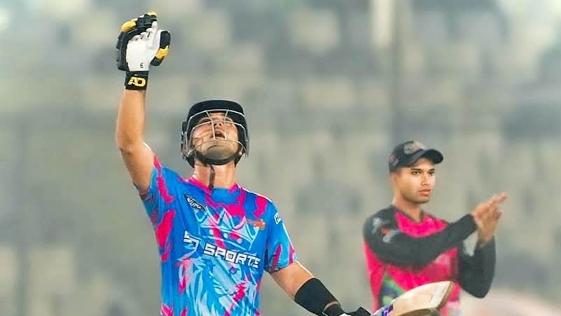 Photo: File : Chittagong Kings batter Khawaja Nafay in the BPL 2024-25.